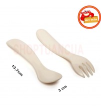 Bộ thìa dĩa nhựa cho bé